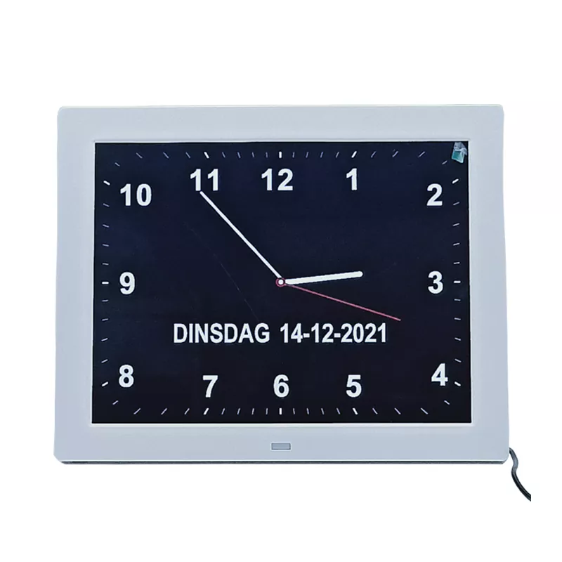 Jam hari digital besar 12 inci