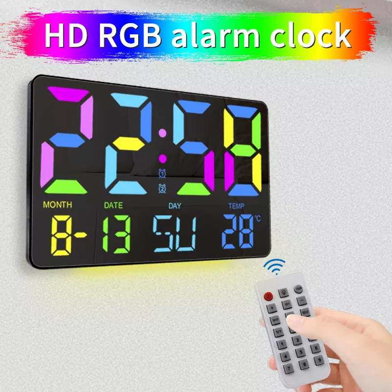 Jam Dinding Digital Layar Besar